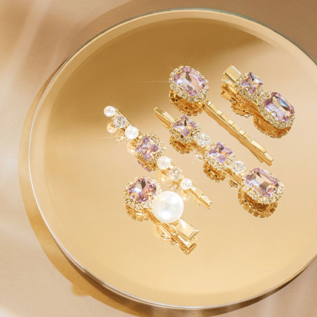 Coco Hair Clip Set - Lavender
