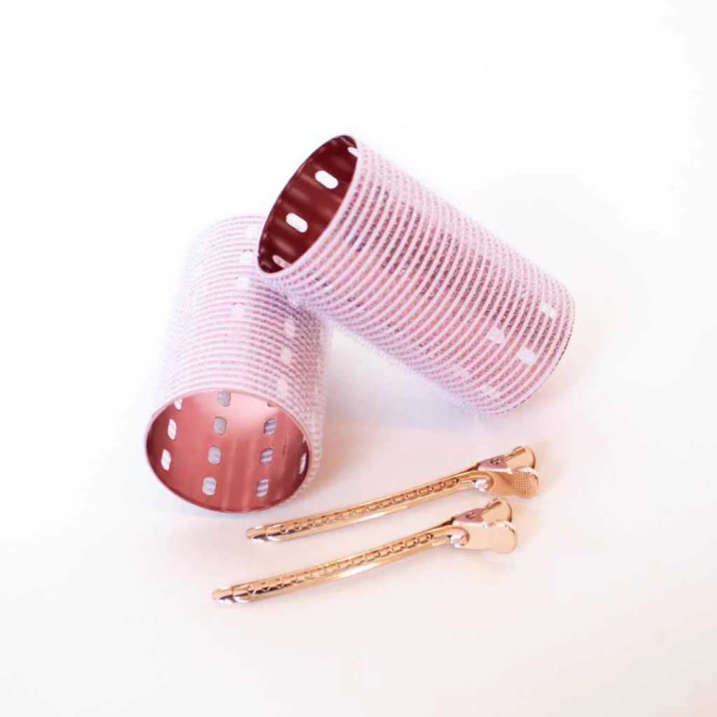 The Fringe Kit - Xtra Wide Quick Grip Rollers Rose Gold