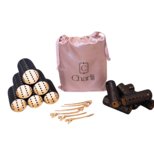 The Marilyn Set - Xtra Wide Quick Grip Rollers Black/Gold