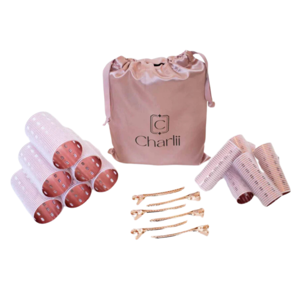 The Marilyn Set - Xtra Wide Quick Grip Rollers Rose Gold